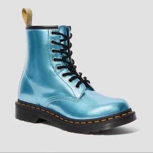Dr Martens Vegan Blue Goldmix 1460 Pascal Sz 8